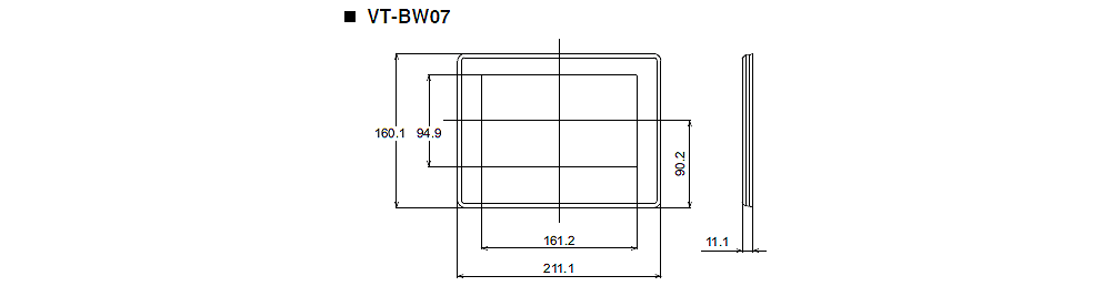 VT-BW07 Dimension