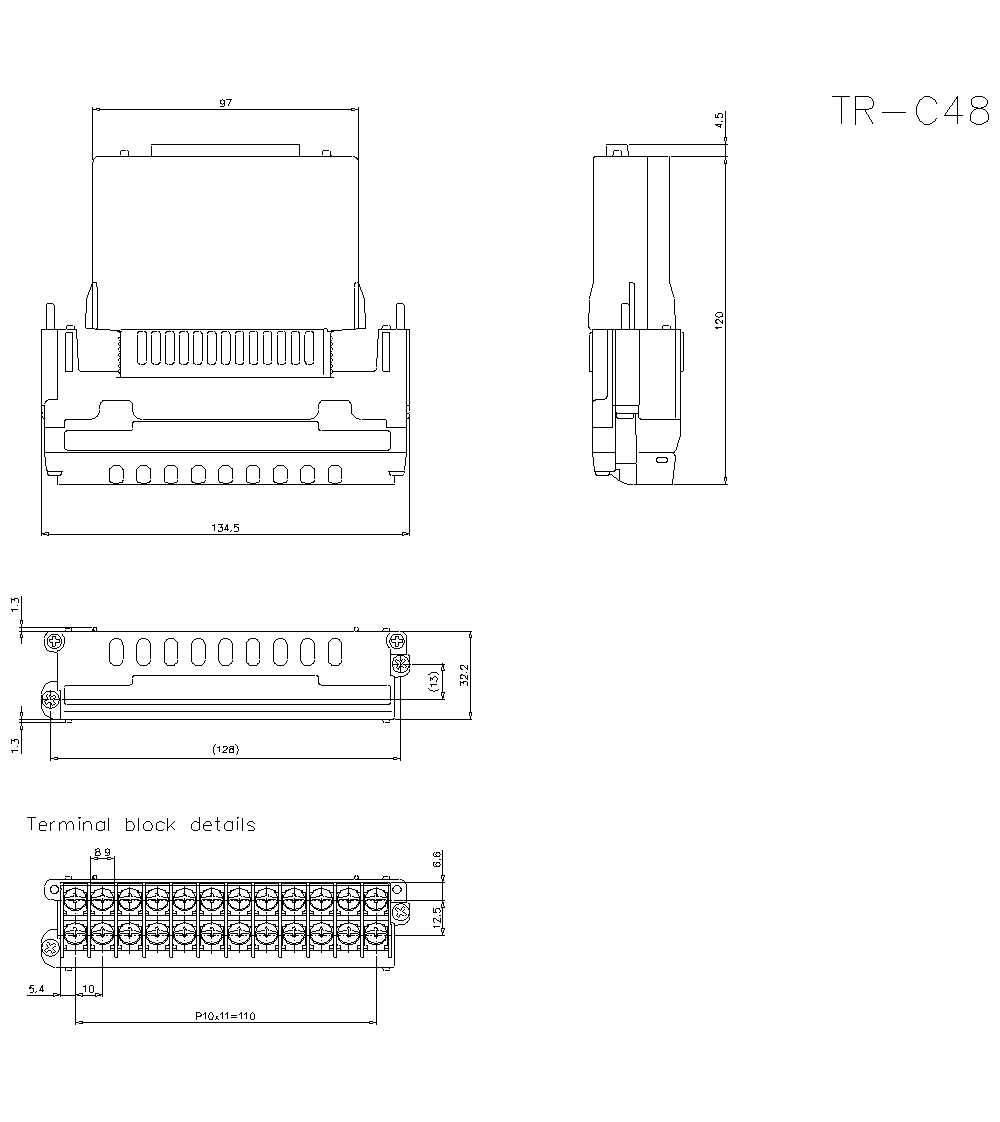 TR-C48 Dimension