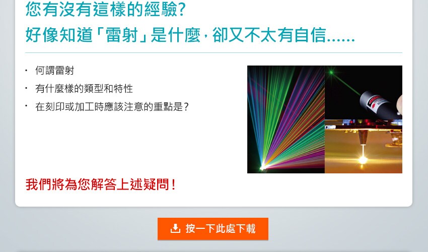 您有沒有這樣的經驗?　好像知道「雷射」是什麼，卻又不太有自信……
