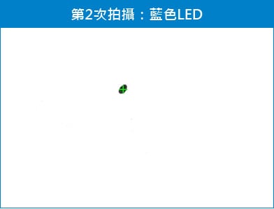 第2次拍攝：藍色LED