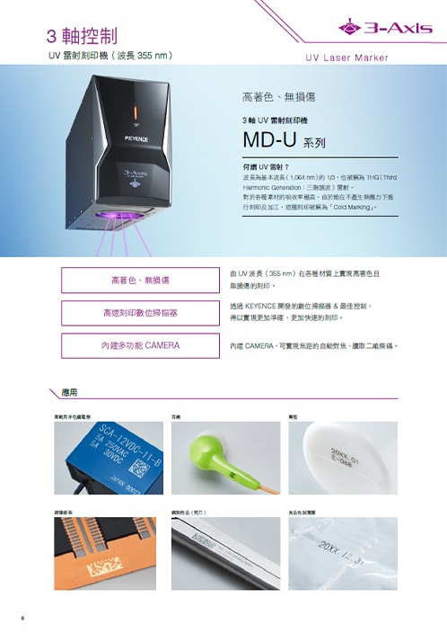 3軸控制 UV 雷射刻印機