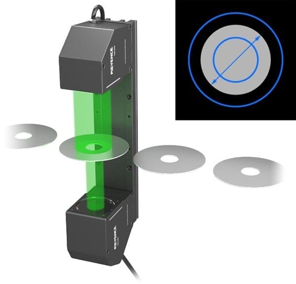 碟盤的內徑量測