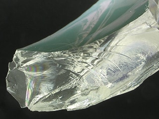 玻璃斷裂面（20×）