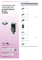 N-R2/R4/UB/L1/BL-U2/N-42/48 通訊模組 產品型錄