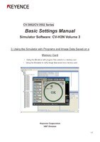 CV-3002/CV-3502 系列 模擬器軟體CV-H3N 基本設定手冊 Vol.3 (英語)