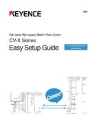 CV-X 系列 簡單設定手冊 控制/通訊篇 I/O (CV-X100) (英語)