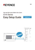 CV-X 系列 簡單設定手冊 控制/通訊篇 PLC連接 (MELSEC FX系列) (英語)