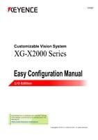 XG-X2000 系列 簡單設定手冊 I/O篇