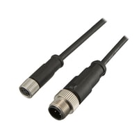 OP-89125 - M8 3pin 放大器內藏/放大器中繼連接器用纜線 標準 2 m