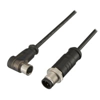 OP-89132 - M8 3pin 放大器內藏/放大器中繼連接器用纜線 附LED（PNP 專用）5 m